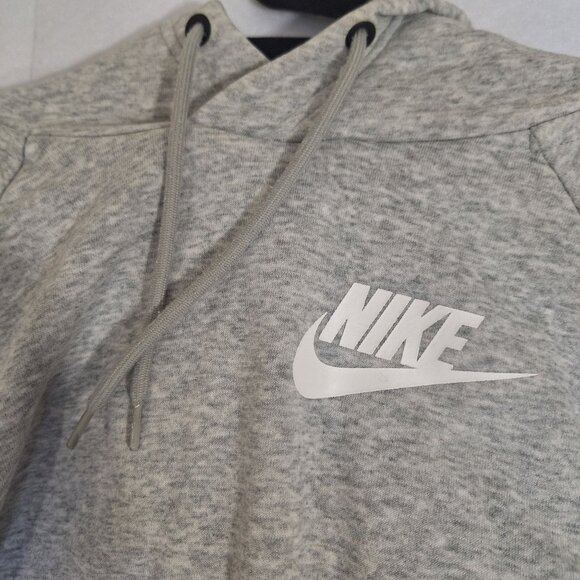 Nike Cropped Gray Sweatshirt - Picture 3 of 4